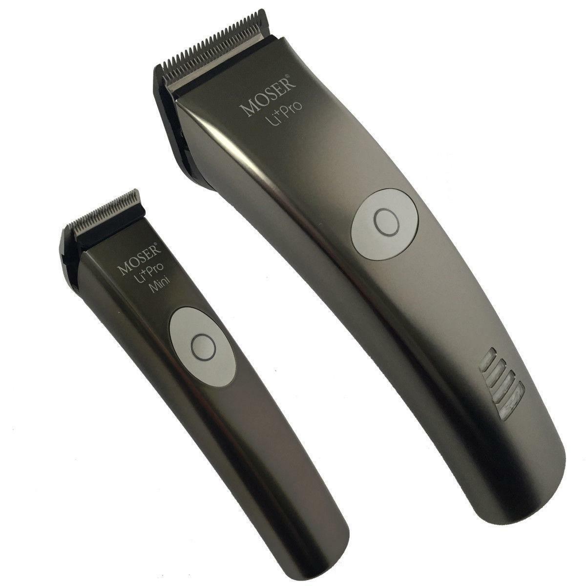 Moser Li Pro professional hair clipper trimmer machine 1884 + LiPro Mini 1584