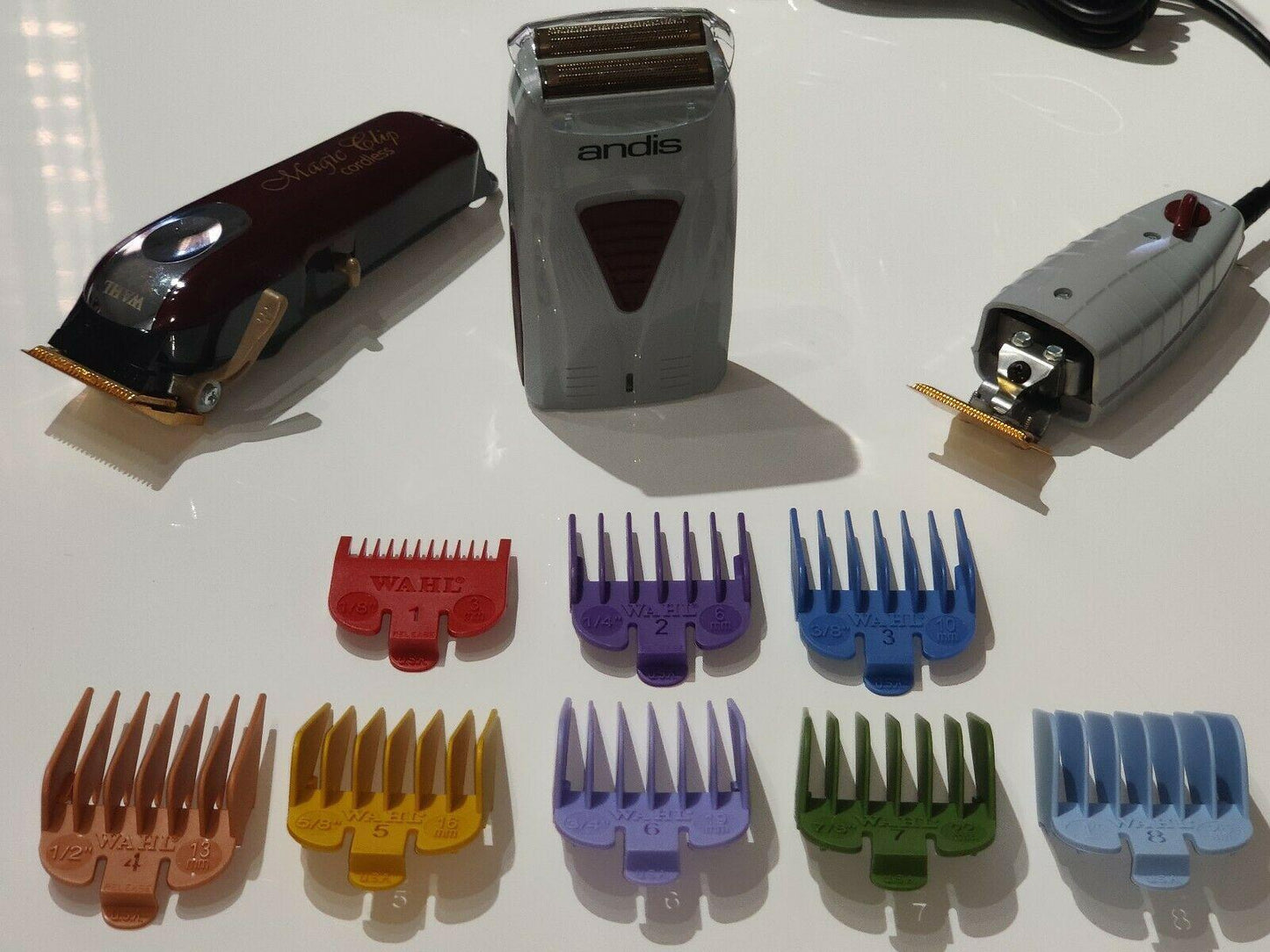 hl 5 Star Magic Clip Cordless Clipper combo Andis t outliner and shaver