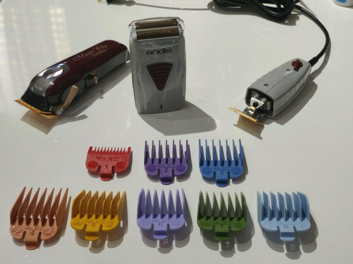 hl 5 Star Magic Clip Cordless Clipper combo Andis t outliner and shaver