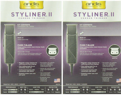 Andis Styliner II 2 Corded Trimmer Close Cutting #26700