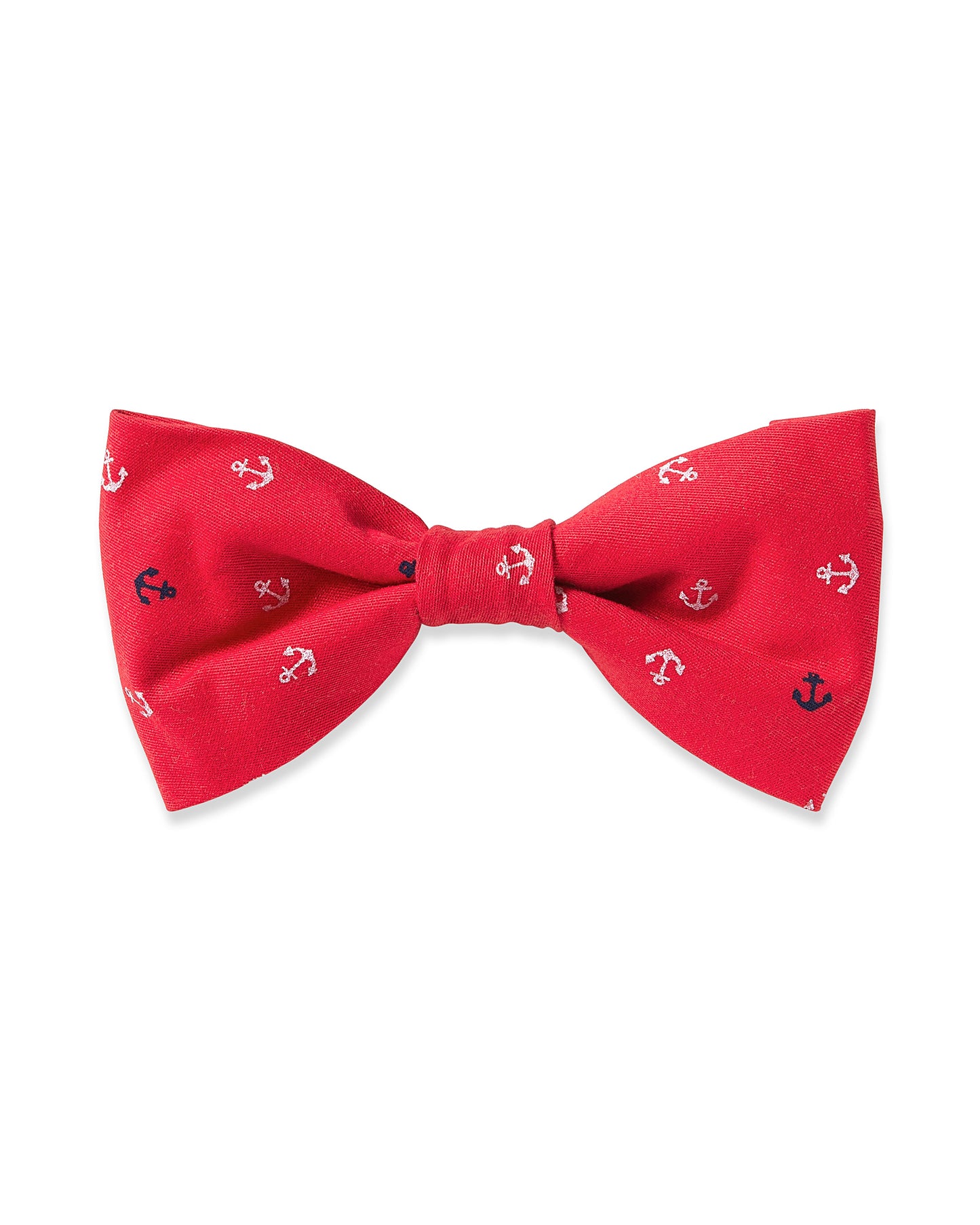 Dog Twill Bow Tie in Anchors Away