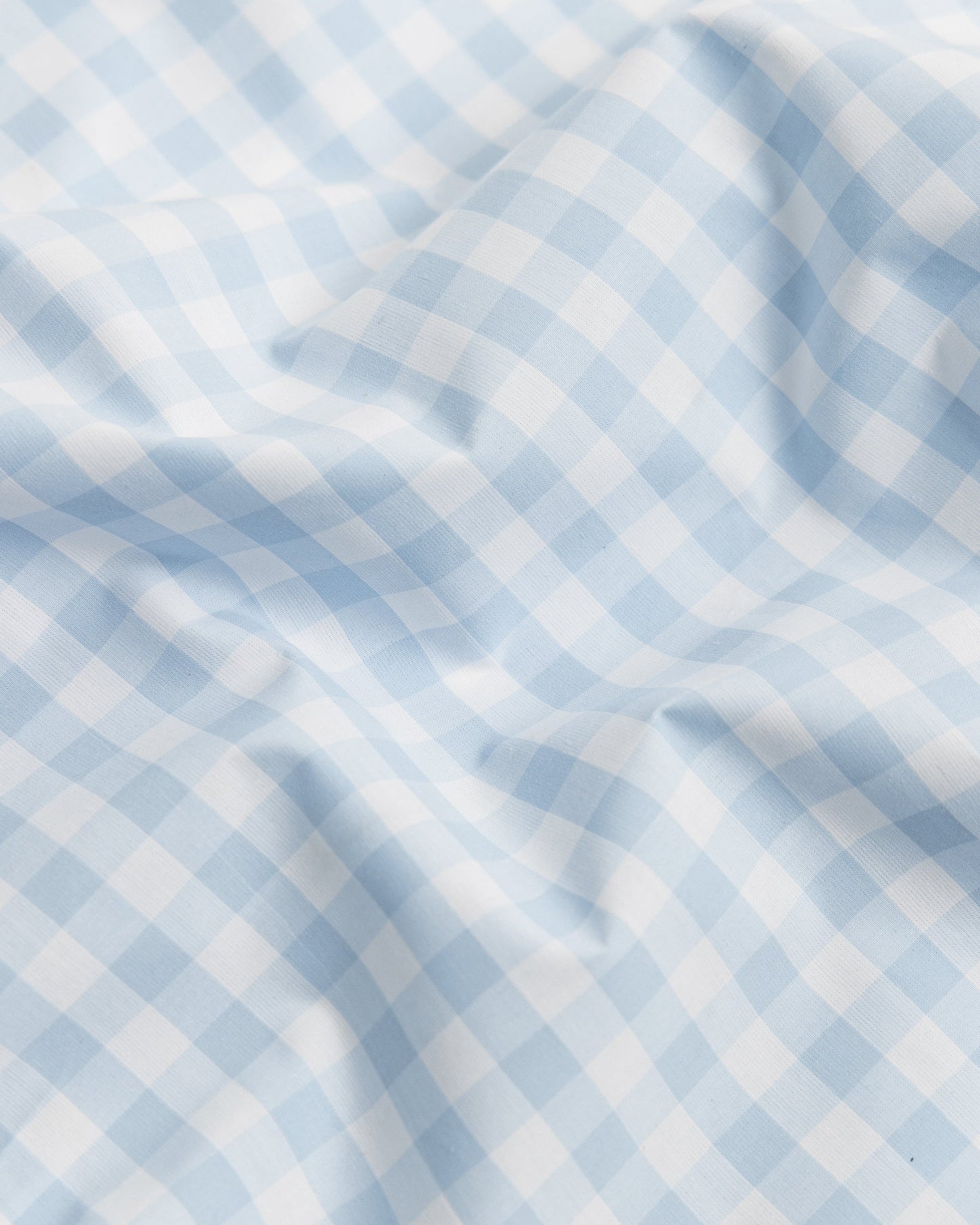 Luxe Premium Percale Duvet Set in Navy Gingham