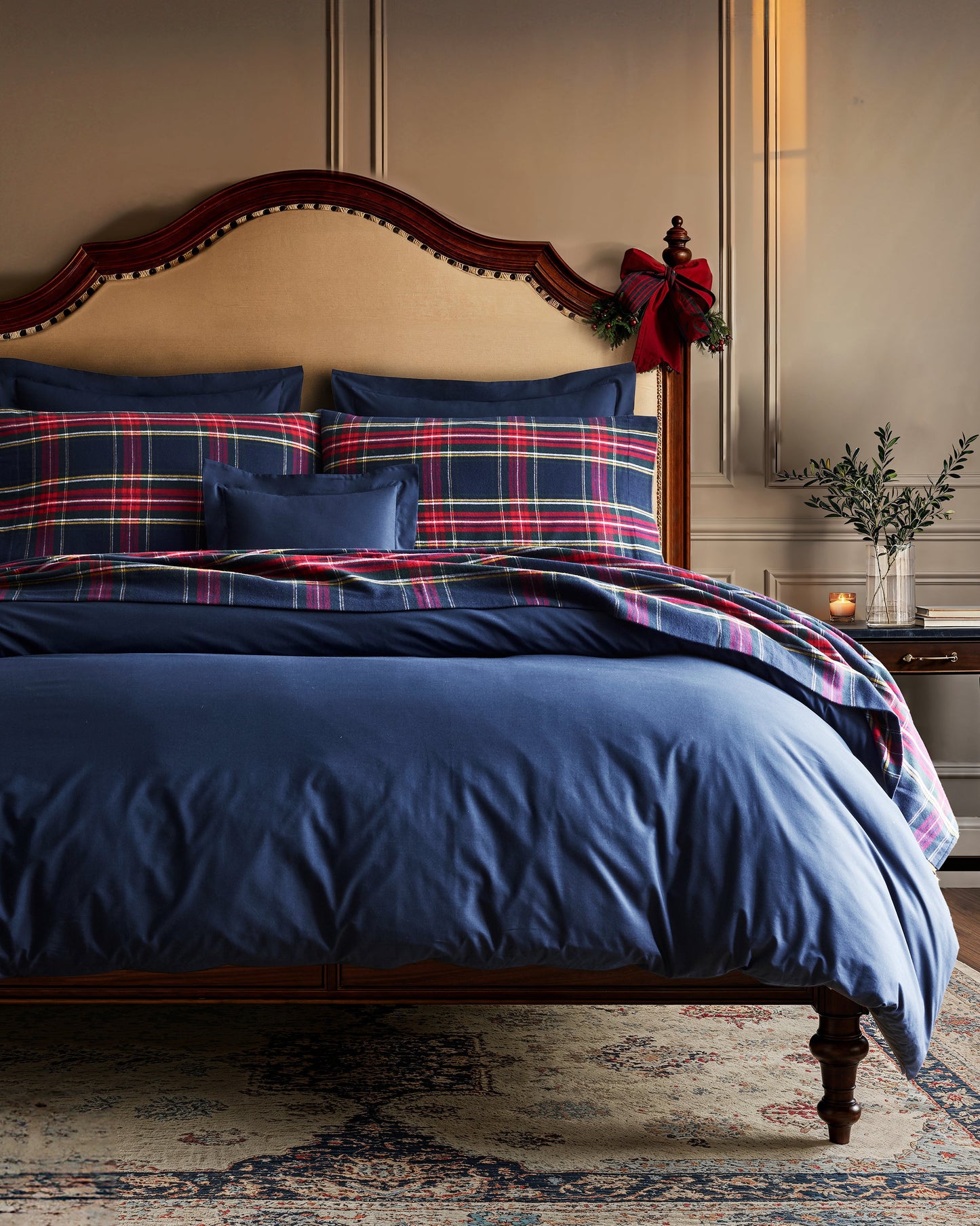 Luxe Premium Percale Duvet Set in White