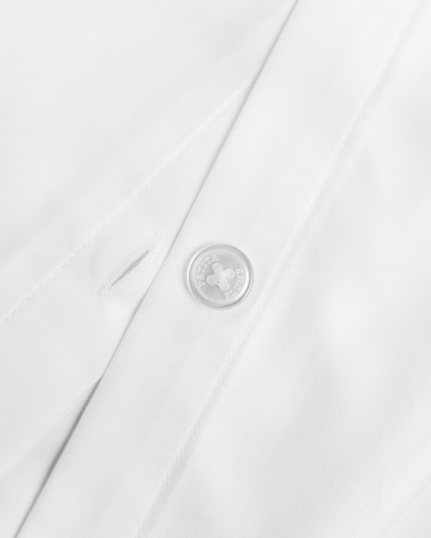 Luxe Premium Percale Duvet Set in White